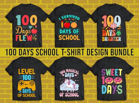 100 Days School T-Shirt Graphics Bundle Review