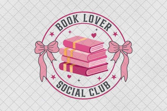 Book Lover Coquette Graphics for T-Shirt Designs