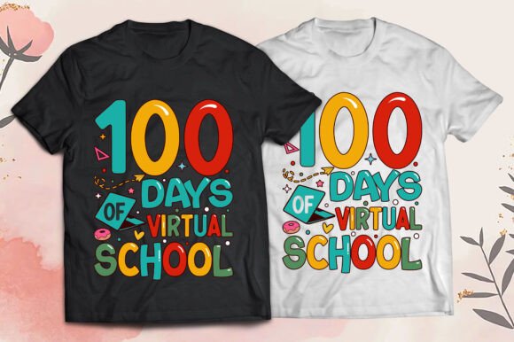 Graphics for 100 Days T-Shirt Designs