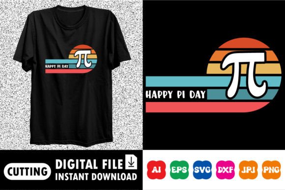 Happy Pi Day Graphics for T-Shirt Designs