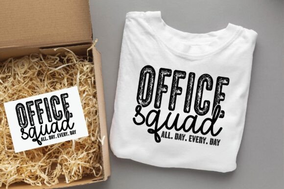 Office Squad Graphics for T-Shirt Designs