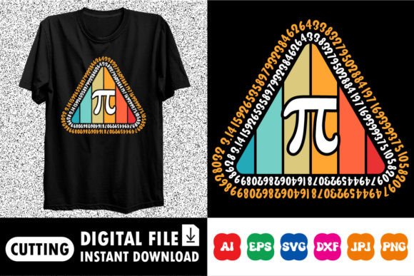Pi Day Math Gift: Graphics for T-Shirt Designs