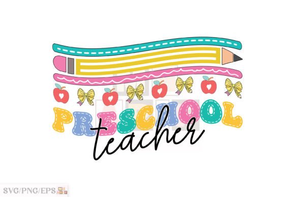 Preschool Teacher Dalmatian Dots Graphics & T-Shirt Designs