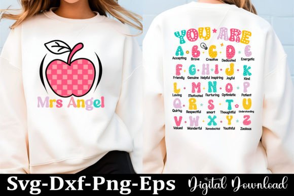 Retro Teacher Graphics for T-Shirt Designs