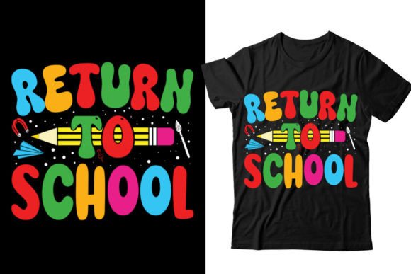 Return-to-school Graphics for T-Shirt Designs