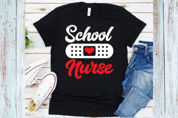 School Nurse T-Shirt Graphics & Designs