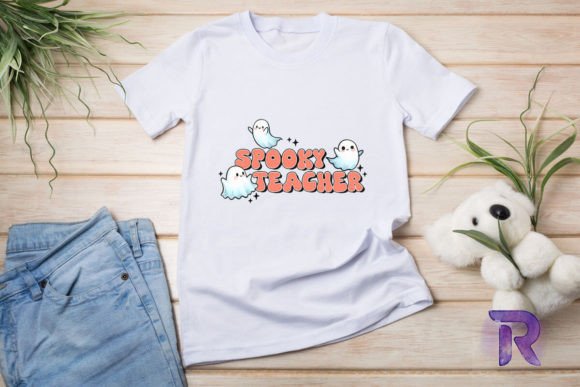 Spooky Boo Teacher PNG: Graphics for T-Shirt Designs